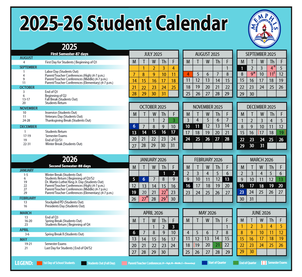 Student Calendar